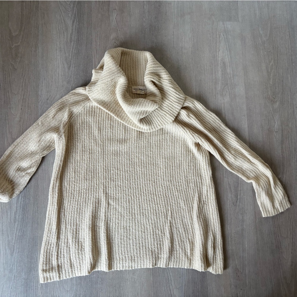Ralph Lauren Denim and Supply Cream Cowl Neck Sweater